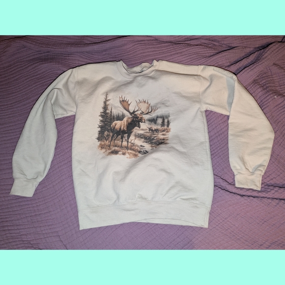 no brand Tops - Moose Sweater - Small